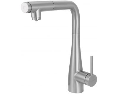 Смеситель для кухни Deante ERIDAN Titanium BRE_F75M с подключением фильтра, брашированная сталь Смеситель для кухни Deante ERIDAN Titanium BRE_F75M с подключением фильтра, брашированная сталь