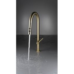 Смеситель для кухни Deante OLFATO Gold BR BQO_R72M брашированное золото