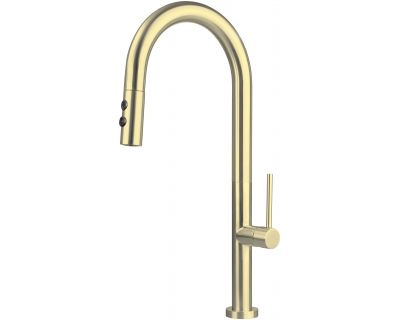 Смеситель для кухни Deante OLFATO Gold BR BQO_R72M брашированное золото