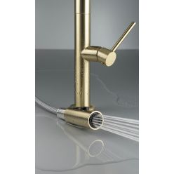 Смеситель для кухни Deante OLFATO Gold BR BQO_R72M брашированное золото