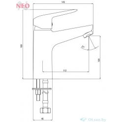 Смеситель для умывальника Deante Boro BMO_020K хром