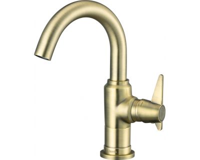 Смеситель для умывальника Deante TEMISTO BRONZO BQT_M20M латунь