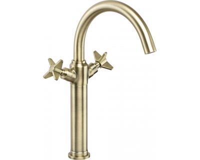 Смеситель для умывальника Deante Temisto Bronzo BQT_M25D латунь