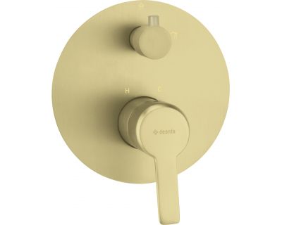 Смеситель скрытого монтажа для душа Deante ARNIKA GOLD BR BQA_R44P брашированное золото Смеситель скрытого монтажа для душа Deante ARNIKA GOLD BR BQA_R44P брашированное золото