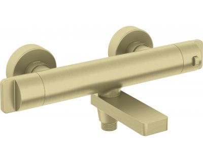 Термостатический смеситель для ванны Deante BR Steel BCH_R1BT брашированное золото