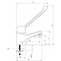 Смеситель для умывальника Neo JOKO CLINIC BOJ_021C хром