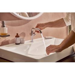 Hansgrohe Tecturis S Смеситель для раковины с донным клапаном CoolStart хром 73320000