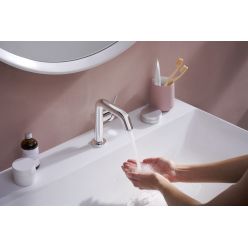 Hansgrohe Tecturis S Смеситель для раковины с донным клапаном CoolStart хром 73320000