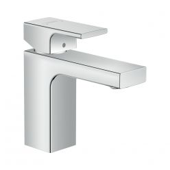 Hansgrohe Vernis Shape Смеситель для раковины однорычажный 100 со сливным гарнитуром хром 71561000