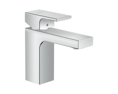 Hansgrohe Vernis Shape Смеситель для раковины однорычажный 100 со сливным гарнитуром хром 71561000