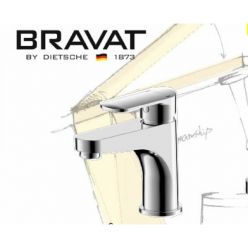 Смеситель для умывальника Bravat Louise F1191183CP-RUS