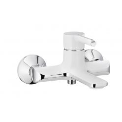 Смеситель для ванны Armatura Angelit chrome-white 4724-010-40 белый-хром