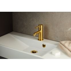 Смеситель для умывальника Armatura Moza brushed gold 5032-815-31 матовое золото