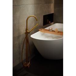 Смеситель для ванны Armatura Moza brushed gold 5035-510-31 матовое золото