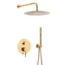 Душевая система Armatura Moza brushed gold 5039-501-31 матовое золото  (встраиваемая)