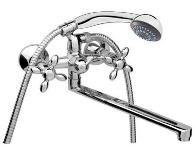 Смеситель для ванны Rubineta Milano-1 (C) (K) M1CK06 хром
