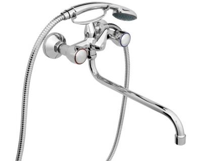 Смеситель для ванны Rubineta R-1 GLOBO (K) R1SK02 хром