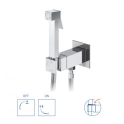 Гигиенический душ со смесителем Bruma Bidet 1451109CR Chrome