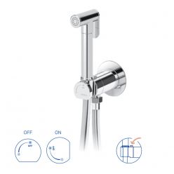 Гигиенический душ со смесителем Bruma Bidet 1451103CR Chrome