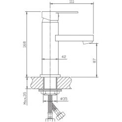 Смеситель для раковины Haiba HB1002
