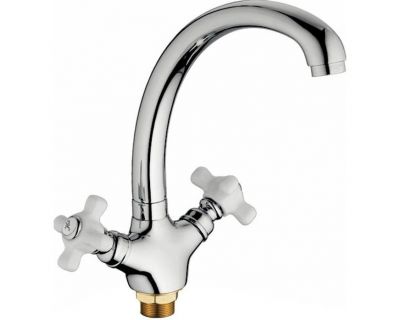 Смеситель для кухни с керамической ручкой Haiba HB4218