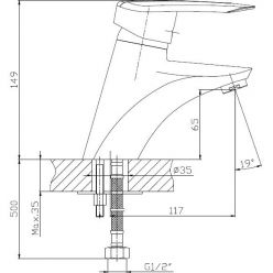 Смеситель для раковины Haiba HB1007