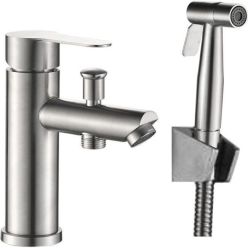 Смеситель для раковины с лейкой гигиенической Haiba HB12801