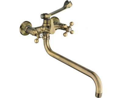 Смеситель с длинным изливом для ванны Haiba HB2619-4