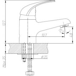 Смеситель для раковины Haiba HB1003