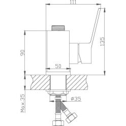 Отдельный корпус для кухонного смесителя Haiba HB73559