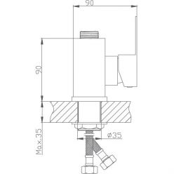 Отдельный корпус для кухонного смесителя Haiba HB73801