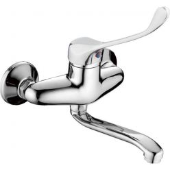 Хирургический смеситель для кухни настенный Haiba HB4654