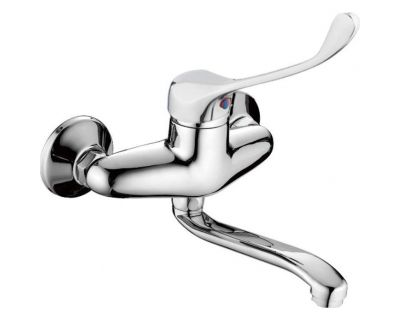 Хирургический смеситель для кухни настенный Haiba HB4654