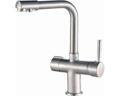 Смеситель для кухни (нержавейка) с отдельным аэратором для питьевой воды Haiba HB70088-5