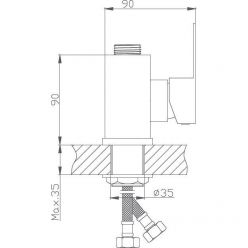 Отдельный корпус для кухонного смесителя Haiba HB73802