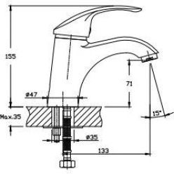 Смеситель для раковины Haiba HB1021-5