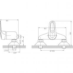 Смеситель для душа Haiba HB2004