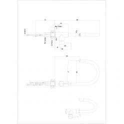 Смеситель для кухни Haiba HB70304-5