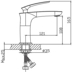 Смеситель для раковины Haiba HB10616