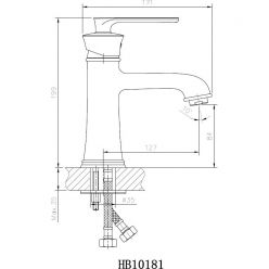 Смеситель для раковины Haiba HB10181