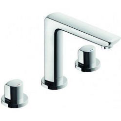 Однорычажный смеситель для раковины на 3 отверстия Kludi Ameo, 413930530