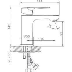 Смеситель для раковины Haiba HB10563