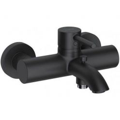 Смеситель для ванны/душа черный матовый Kludi Bozz, 386913976