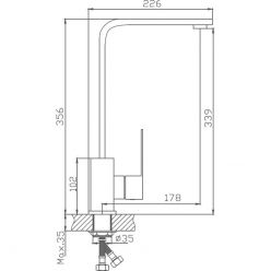 Смеситель для кухни Haiba HB70803