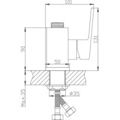 Отдельный корпус для кухонного смесителя Haiba HB73563