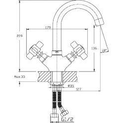 Смеситель для раковины Haiba HB1037