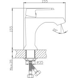 Смеситель для раковины Haiba HB10804