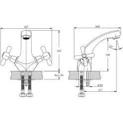 Смеситель для раковины Haiba HB1025