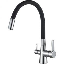 Смеситель с гибким изливом и с подключением фильтра питьевой воды Haiba HB76858-7