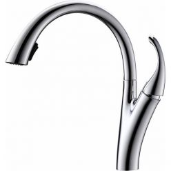 Смеситель для кухни с выдвигающейся лейкой Haiba HB70180